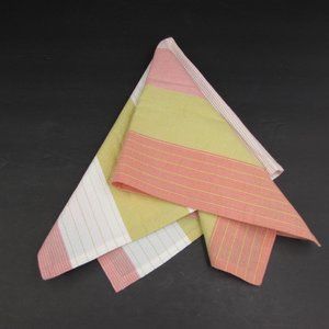 4 Calvin Klein Home Cyprus Stripe 20x20 Napkins